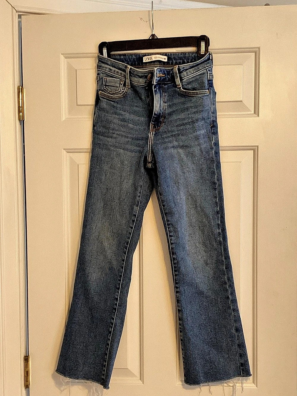 Zara Blue Wide Leg Jeans